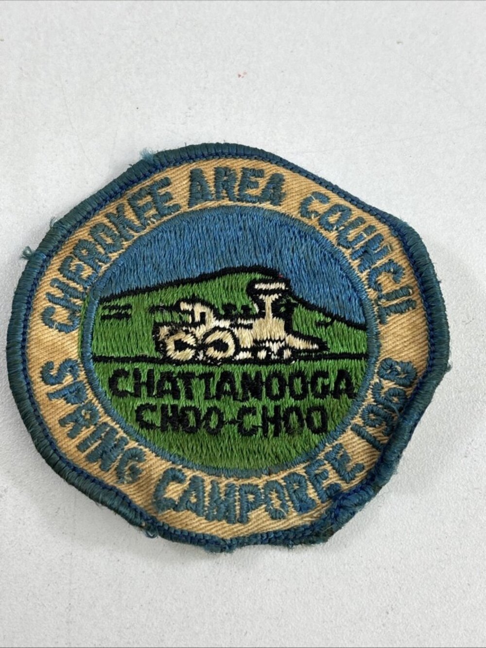 1968 Boy Scout Cherokee Area (TN) Chattanooga, TN Jamboree Patch